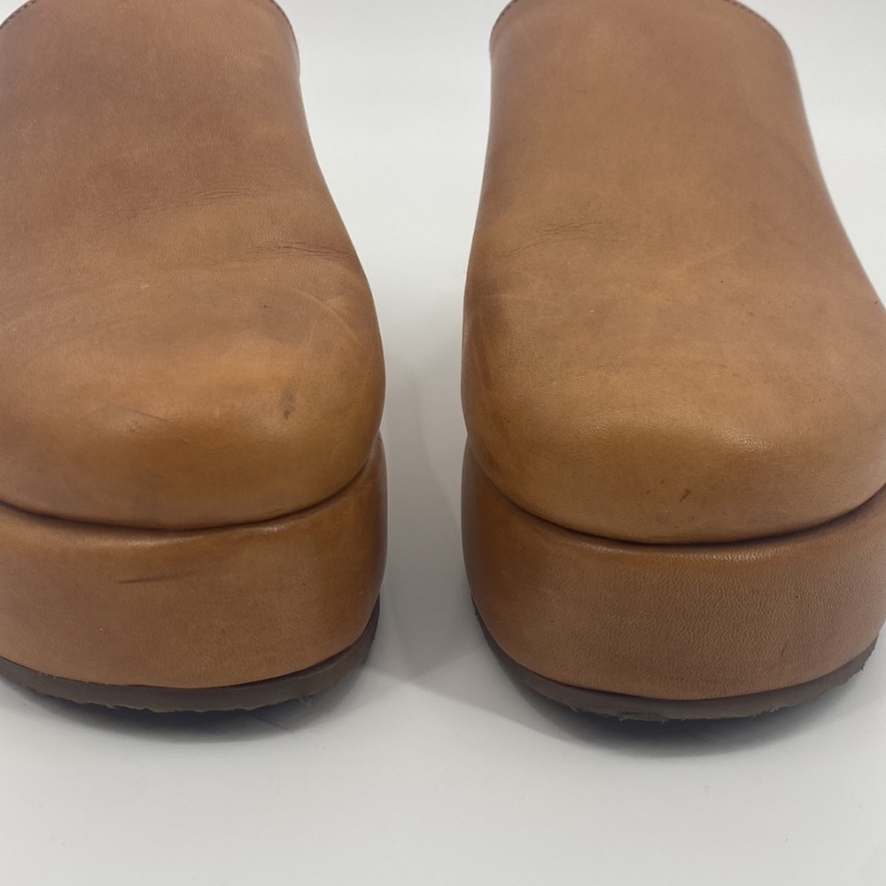 FREE PEOPLE Morgan Mules Leather Clog Platform - Picture 3 of 16